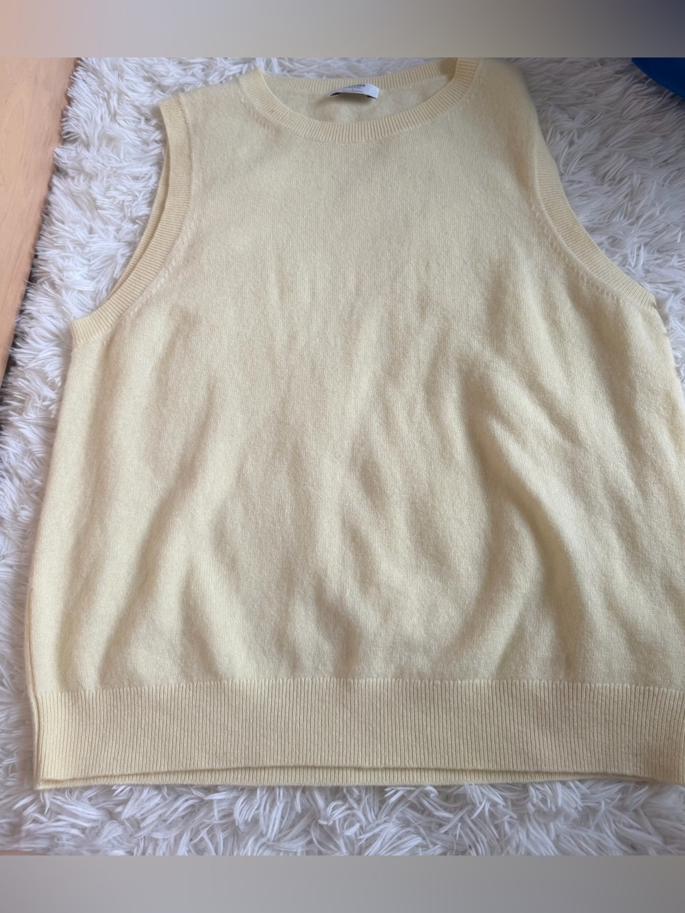 Aritzia Bare Cashmere Monogram Sweater Vest - Picture 2 of 8